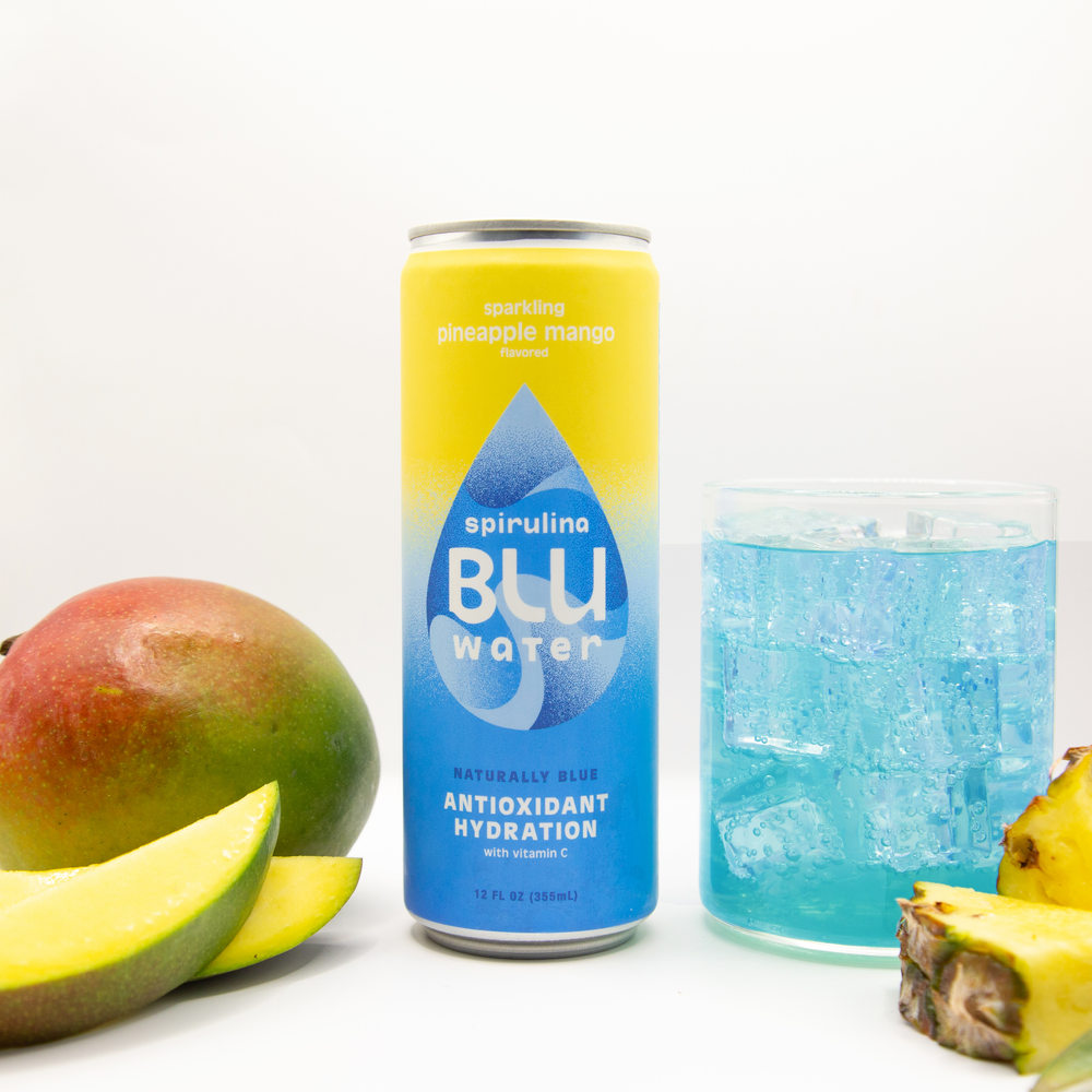 blue water pineapple plant Pineapple Mango Spirulina BLUwater