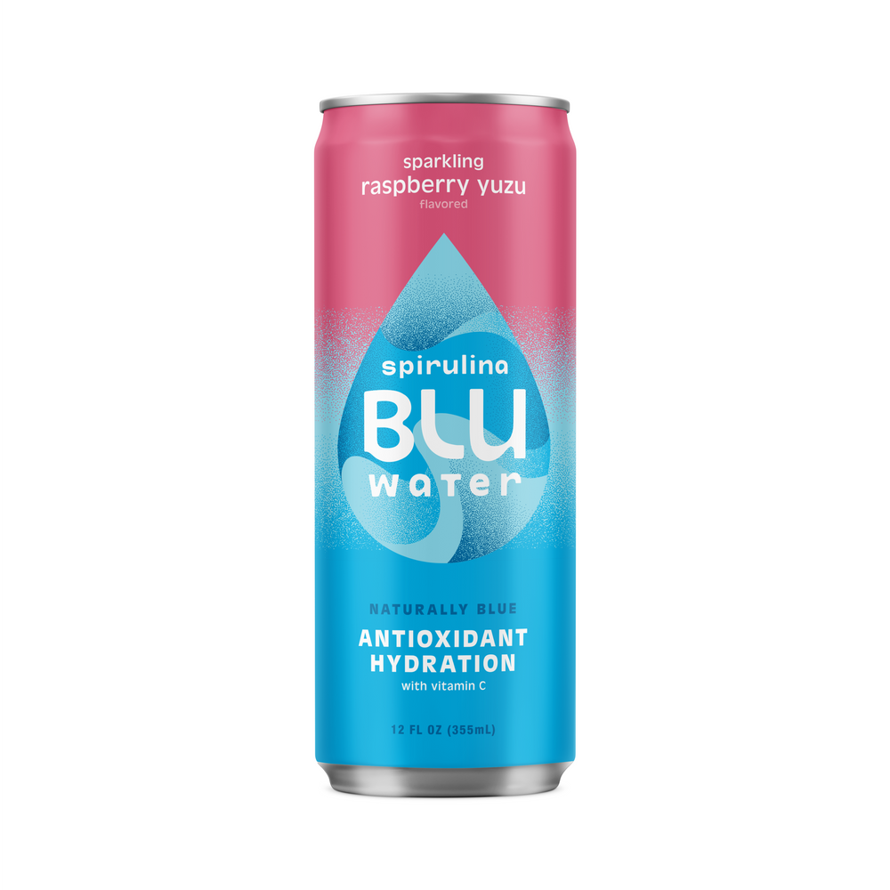 Raspberry Yuzu Spirulina BLUwater - 6pack